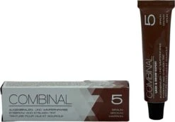 Combinal Wenkbrauw En Wimperverf - Bruin + Combinal Waterstofperoxide 5% - Wimpers - Wenkbrauwen - Wenkbrauwverf - Combideal -Cosmetica Winkel 1200x835