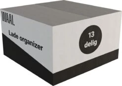 Waal® Lade Organizer (set Van 13 Bakjes) - Lade Verdeler - Keuken - Kantoor - Make-up - Bureau - Transparant -Cosmetica Winkel 1200x847 7