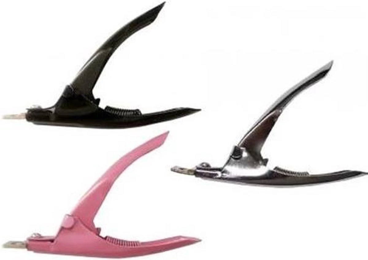 Merkloos Nagelknipper Kunstnagels, Zwart 2 Merkloos Nagelknipper Kunstnagels, Zwart - Afbeelding 2