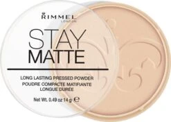 Rimmel London Stay Matte Pressed Powder - 003 Peach Glow -Cosmetica Winkel 1200x854 3