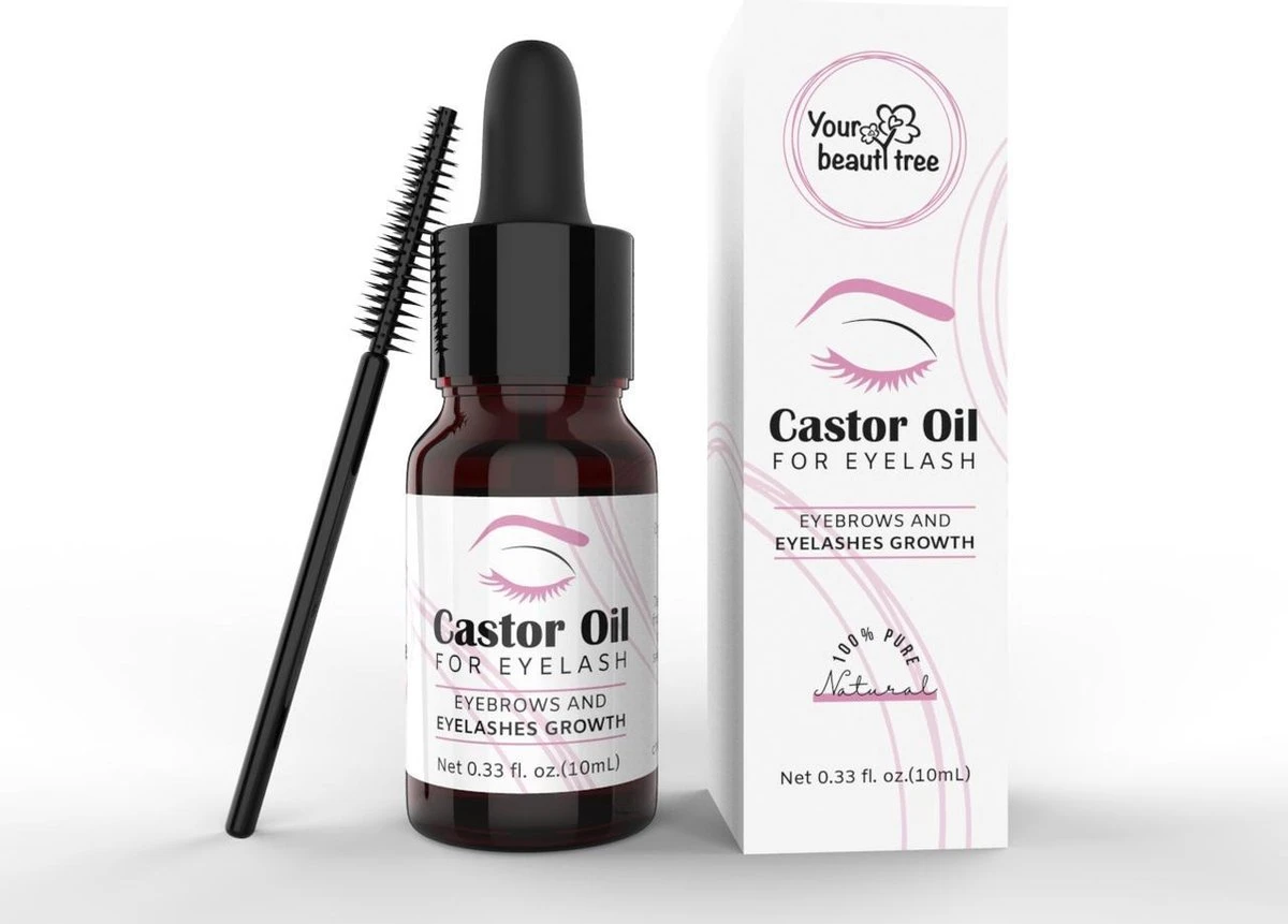 Your Beauty Tree ® Wimper Serum Met Echte Castor Olie |100% Natuurlijke Wimpergroei| Castor Oil Eyelash Serum|Wonder Olie | Wimper Groei | Wenkbrauw Serum | Lash Serum | Wimper Groeimiddel 1 Your Beauty Tree ® Wimper Serum Met Echte Castor Olie |100% Natuurlijke Wimpergroei| Castor Oil Eyelash Serum|Wonder Olie | Wimper Groei | Wenkbrauw Serum | Lash Serum | Wimper Groeimiddel