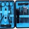 XYZ Goods - Manicure En Pedicure Set - 18 Delige-set Inclusief Nagelknipper In Nette Lederen Opberg Etui