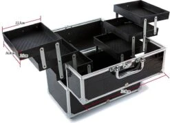 Confibel Make Up Koffer - Uitklapbaar - 5 Opbergbakken - Met Slot 25 Confibel Make Up Koffer - Uitklapbaar - 5 Opbergbakken - Met Slot -Cosmetica Winkel 1200x867 5