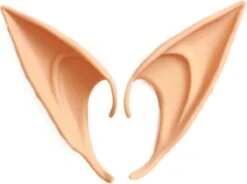 Hiden | Cosplay Elfen Oren - Elven Ears - Cosplay Anime - Elfen Oren - Elf Ears - Verkleden - Carnaval - Halloween | Spits Licht Beige