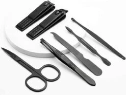 Fritzline© Manicureset 7 Delig - Nagelset Incl. Nagelvijl & Nagelknipper - Nagel Verzorging - Zwart -Cosmetica Winkel 1200x900 30