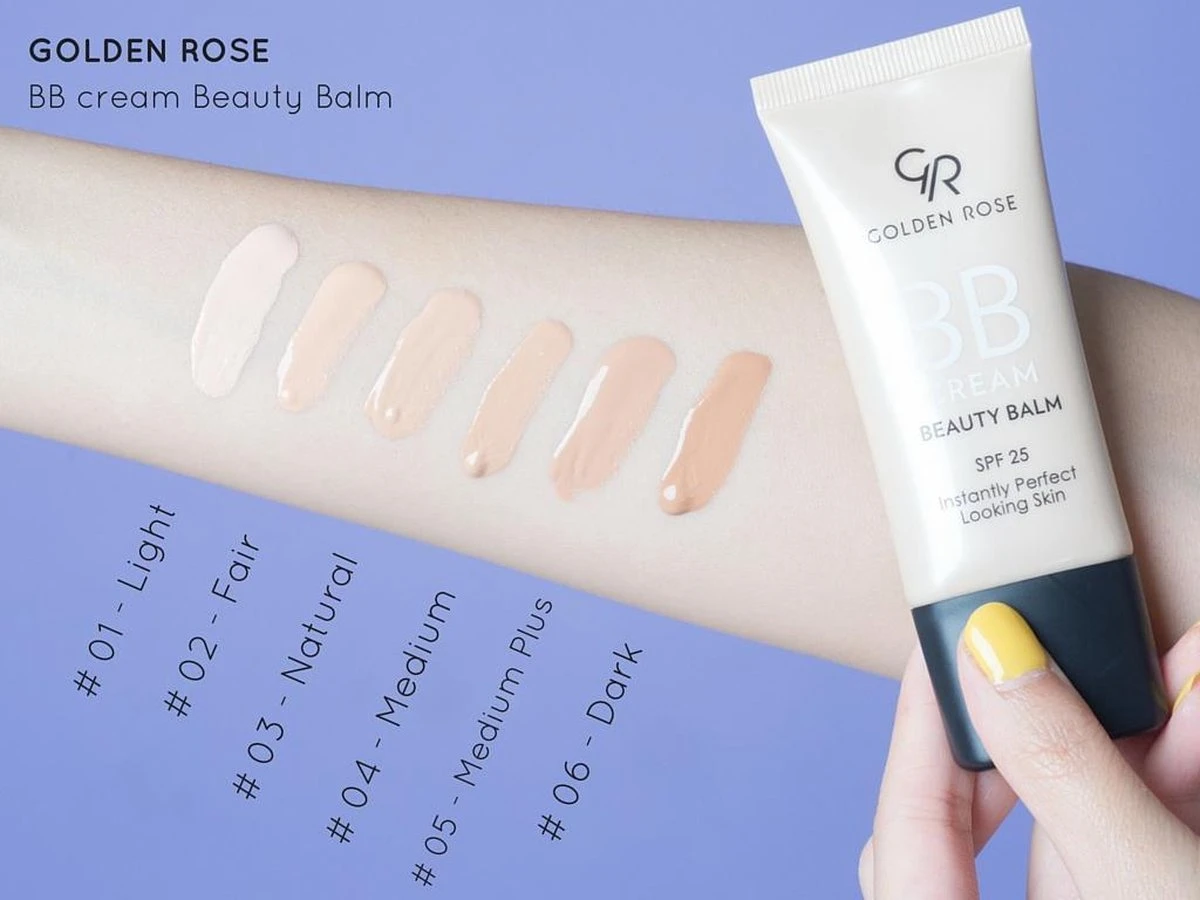 Golden Rose BB Cream Beauty Balm 3 Natural 2 Golden Rose BB Cream Beauty Balm 3 Natural - Afbeelding 2