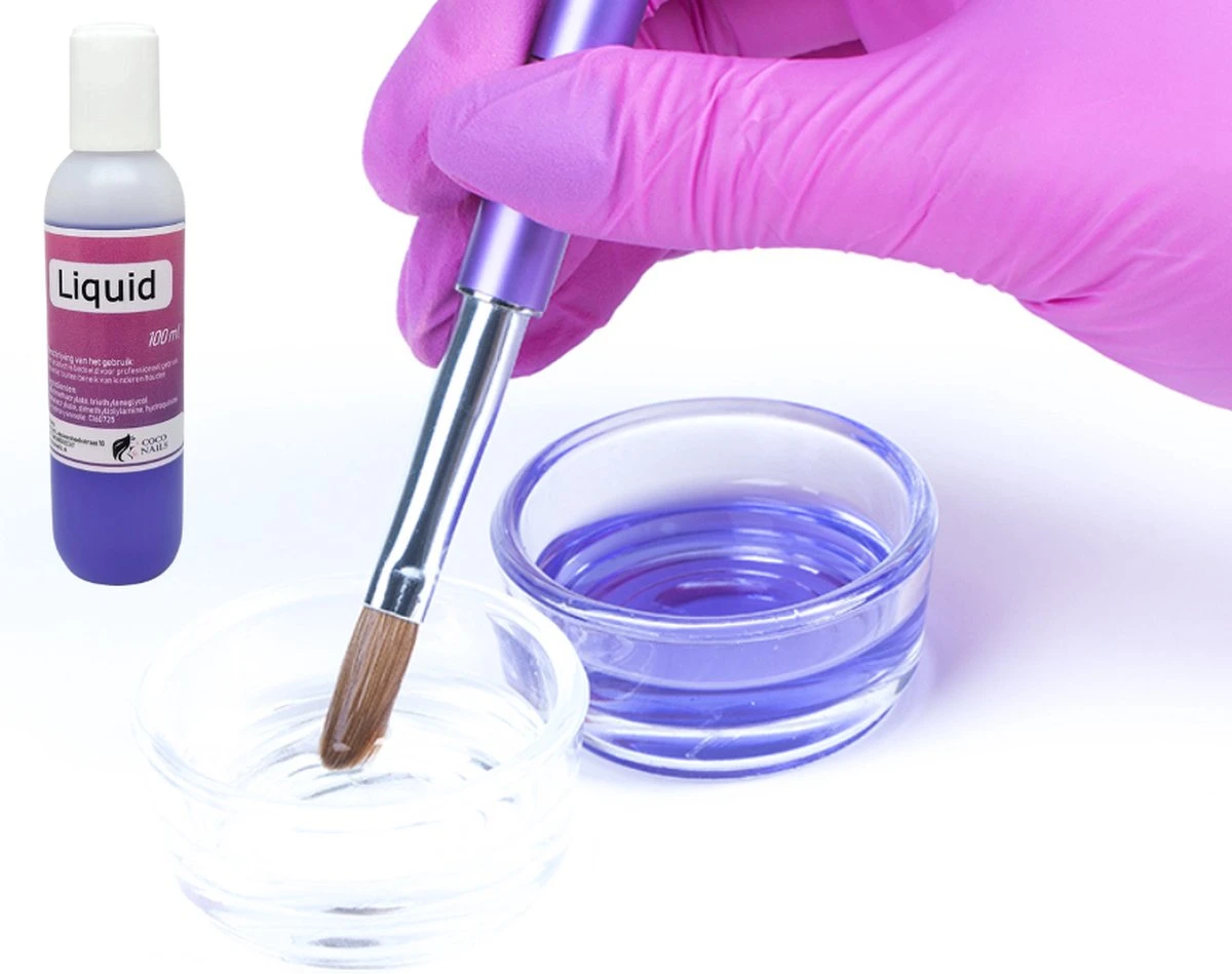 Coconails Acryl Vloeistof (Liquid) Sneldrogend Paars PRO 100 Ml 4 Coconails Acryl Vloeistof (Liquid) Sneldrogend Paars PRO 100 Ml - Afbeelding 4