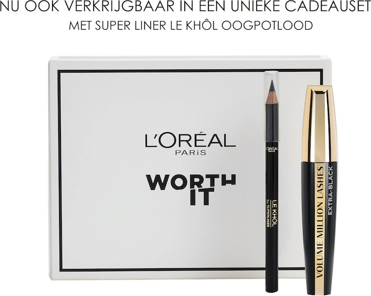 L’Oréal Paris Volume Million Lashes - 01 Extra Zwart - Volume Mascara - 10.7 Ml 7 L’Oréal Paris Volume Million Lashes - 01 Extra Zwart - Volume Mascara - 10.7 Ml - Afbeelding 7
