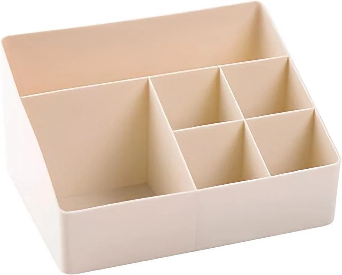 Merkloos Make-Up Organizers - Opbergdoos - Cosmetica - Beige - Sieraden - Nagelak - Make Up Organizer - Make Up Organizers 2 Merkloos Make-Up Organizers - Opbergdoos - Cosmetica - Beige - Sieraden - Nagelak - Make Up Organizer - Make Up Organizers - Afbeelding 2