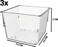 Waal® Lade Organizer (set Van 13 Bakjes) - Lade Verdeler - Keuken - Kantoor - Make-up - Bureau - Transparant -Cosmetica Winkel 1200x969 8