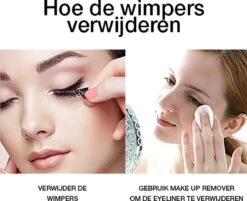 Merkloos Magnetische Wimpers - Open Oog - Magnetische Nep Wimpers Met 2 Magnetic Eyeliners En Applicator - Valse Wimpers - Magnetic Lashes - Magnetische Wimpers Set -Cosmetica Winkel 1200x976