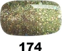 Pink Gellac - Diva Gold - Gellak - Vegan - Goud - Glitter - 15ml -Cosmetica Winkel 1200x988 1