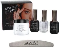 GUAPÀ® Acryl Nagels Dip Poeder Starterskit | Dip Powder | Dipping Acryl Poeder | Clear