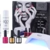 CCO Gellak Starterspakket - Gel Nagellak - Basis Met 18Watt Led Lamp - 1 Kleur CCO Rose Bud 40511
