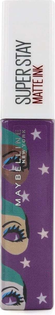 Maybelline Superstay Langhoudende Lippenstift - Matte Ink X Ashley Longshore - 40 Believer - Paars - Limited Edition