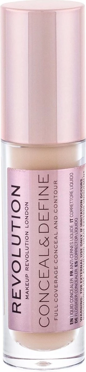 Makeup Revolution - (Conceal & Define Concealer) 3.4 Ml Odstín C5 - 7 Makeup Revolution - (Conceal & Define Concealer) 3.4 Ml Odstín C5 - - Afbeelding 7