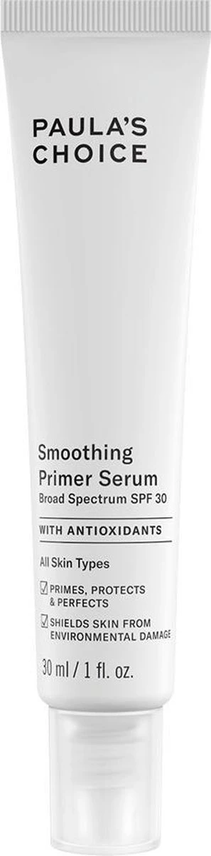 Paula's Choice Smoothing Primer Serum SPF 30 - Perfecte Make-up Basis - Alle Huidtypen - 30 Ml 1 Paula's Choice Smoothing Primer Serum SPF 30 - Perfecte Make-up Basis - Alle Huidtypen - 30 Ml