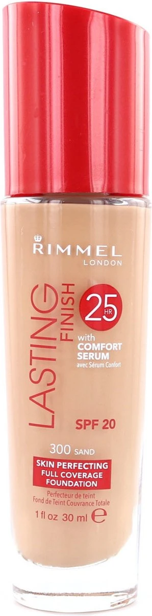 Rimmel London Lasting Finish Foundation - 300 Sand 3 Rimmel London Lasting Finish Foundation - 300 Sand - Afbeelding 3