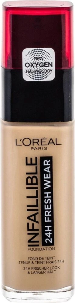 L’Oréal Paris Make-Up Designer Infaillible 24HR Fresh Wear Foundation - 120 Vanille - Langhoudende Foundation Met SPF 25 - 30 Ml 13 L’Oréal Paris Make-Up Designer Infaillible 24HR Fresh Wear Foundation - 120 Vanille - Langhoudende Foundation Met SPF 25 - 30 Ml -Cosmetica Winkel 299x1200 6