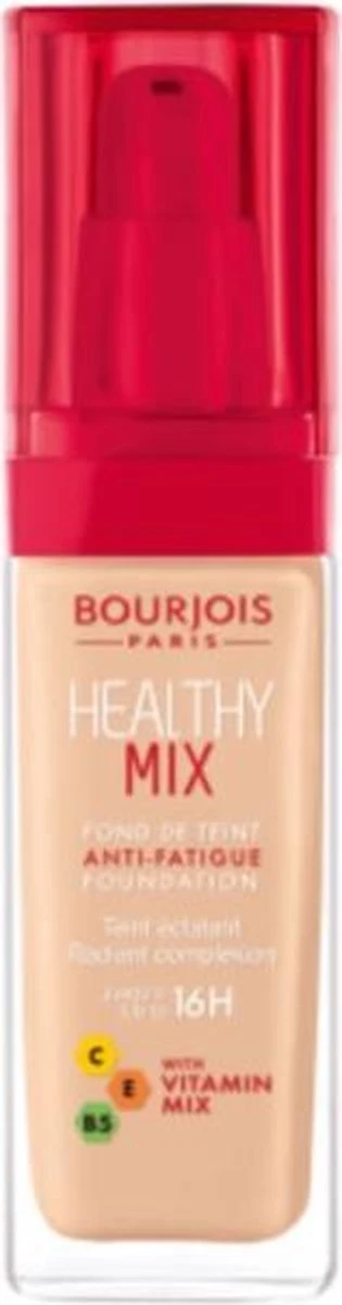 Bourjois Healthy Mix Anti-Fatigue Foundation - 51,5 Rose Vanilla 5 Bourjois Healthy Mix Anti-Fatigue Foundation - 51,5 Rose Vanilla - Afbeelding 5