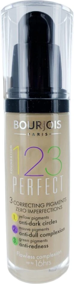 Bourjois 123 Perfect Foundation - 53 Beige Clair -Cosmetica Winkel 315x1200 7
