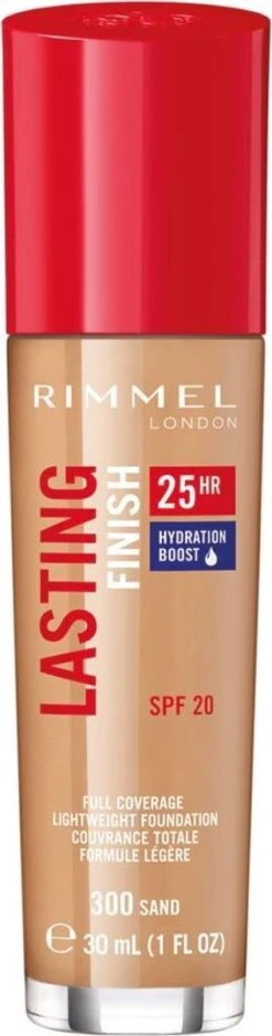 Rimmel London Lasting Finish Foundation - 300 Sand 26 Rimmel London Lasting Finish Foundation - 300 Sand -Cosmetica Winkel 316x1200 2