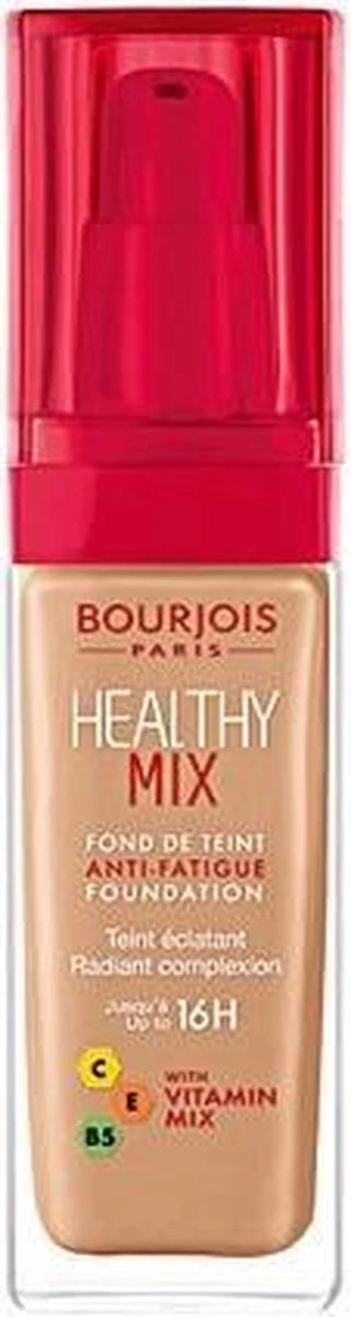 Bourjois Healthy Mix Foundation - 55 Dark Beige 7 Bourjois Healthy Mix Foundation - 55 Dark Beige - Afbeelding 7
