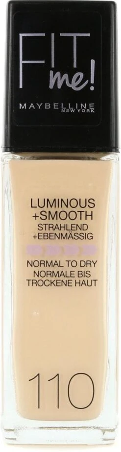 Maybelline - Fit Me Luminous & Smooth Foundation - Porcelain 110 8 Maybelline - Fit Me Luminous & Smooth Foundation - Porcelain 110 -Cosmetica Winkel 322x1200 4