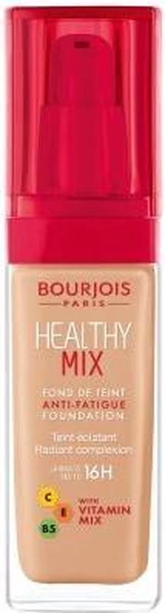 Bourjois Healthy Mix Foundation - 55 Dark Beige 10 Bourjois Healthy Mix Foundation - 55 Dark Beige - Afbeelding 10