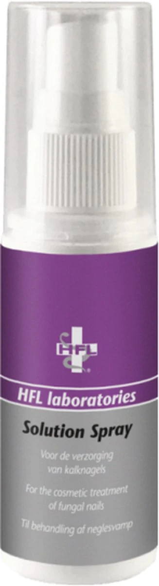HFL - Solution Spray - Bestrijding Tegen Schimmelnagels, Kalknagels, Rode Huid 1 HFL - Solution Spray - Bestrijding Tegen Schimmelnagels, Kalknagels, Rode Huid