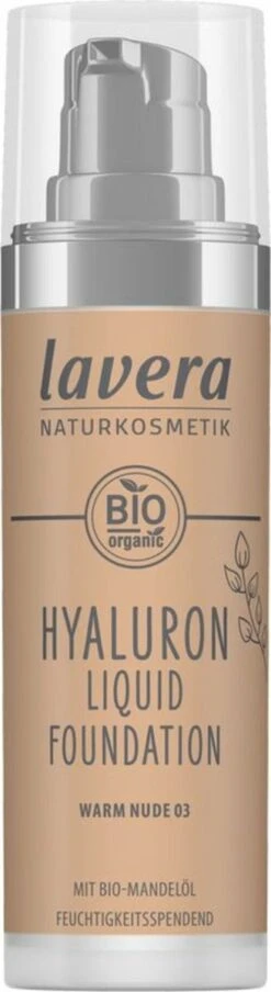 Lavera Make-up Hyaluron Liquid Foundation -Warm Nude 03-, 30 Ml -Cosmetica Winkel 328x1200 11