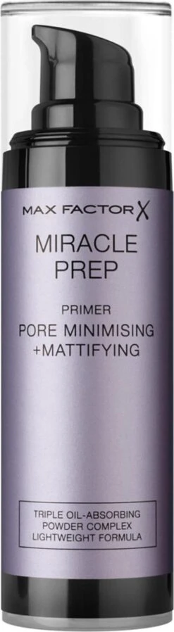 Max Factor Miracle Prep Primer Pore Minimising & Mattifying - 30 Ml 11 Max Factor Miracle Prep Primer Pore Minimising & Mattifying - 30 Ml -Cosmetica Winkel 330x1200 9