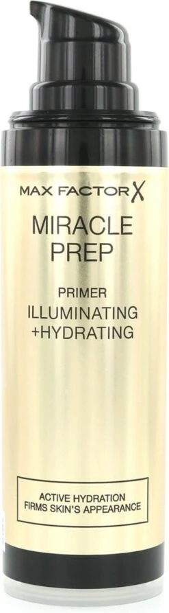 Max Factor Miracle Prep Primer Illuminating & Hydrating - 000 Transparant - 30 Ml -Cosmetica Winkel 332x1200 1