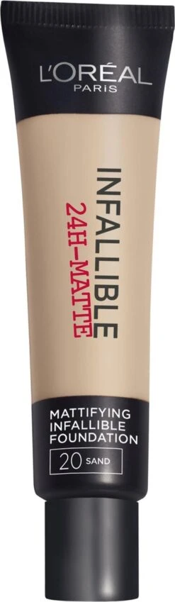 L’Oréal Paris Infallible Matte Foundation - 20 Sand 12 L’Oréal Paris Infallible Matte Foundation - 20 Sand -Cosmetica Winkel 349x1200 2