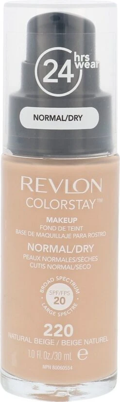 Revlon Colorstay Makeup Foundation SPF 20 - 220 Natural Beige - 30 Ml - Foundation -Cosmetica Winkel 360x1200 8