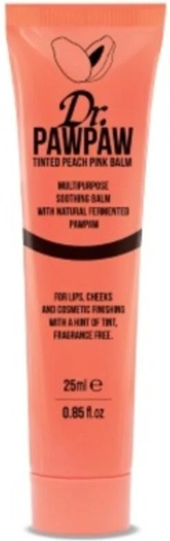 Dr. PAWPAW - Tinted Peach Pink Balm -Cosmetica Winkel 379x1200