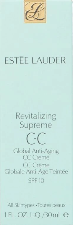 Estée Lauder Revitalizing Supreme SPF10 - CC Cream - 30 Ml 6 Estée Lauder Revitalizing Supreme SPF10 - CC Cream - 30 Ml -Cosmetica Winkel 392x1200 5