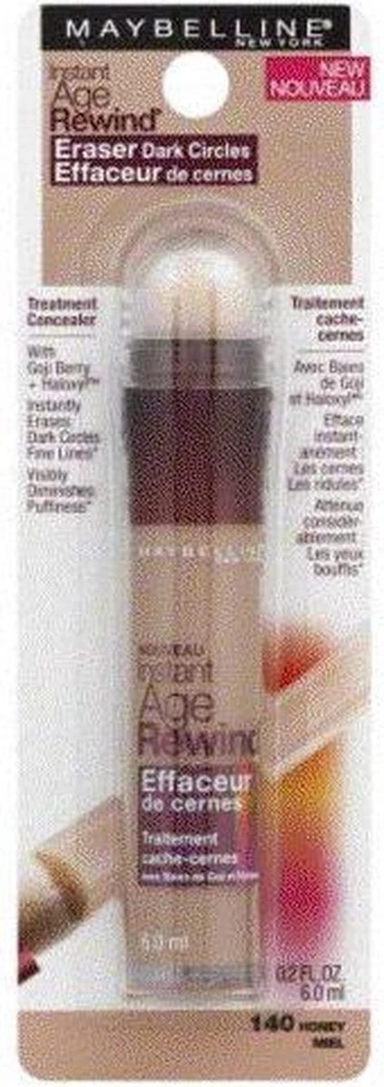 Maybelline Instant Age Rewind Eraser Dark Circles Concealer 140 Honey/Miel 1 Maybelline Instant Age Rewind Eraser Dark Circles Concealer 140 Honey/Miel