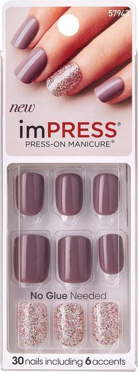 Kiss ImPRESS Press-on Manicure So Unexpected- Kunstnagels - Nagels - Press On Nails - Plaknagels - Nepnagels - 30 Stuks - Beste Kwaliteit 1 Kiss ImPRESS Press-on Manicure So Unexpected- Kunstnagels - Nagels - Press On Nails - Plaknagels - Nepnagels - 30 Stuks - Beste Kwaliteit