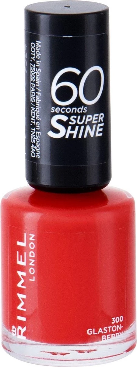 Rimmel London Rimmel Rita Ora Nagellak - 300 Glaston-Berry 6 Rimmel London Rimmel Rita Ora Nagellak - 300 Glaston-Berry - Afbeelding 6