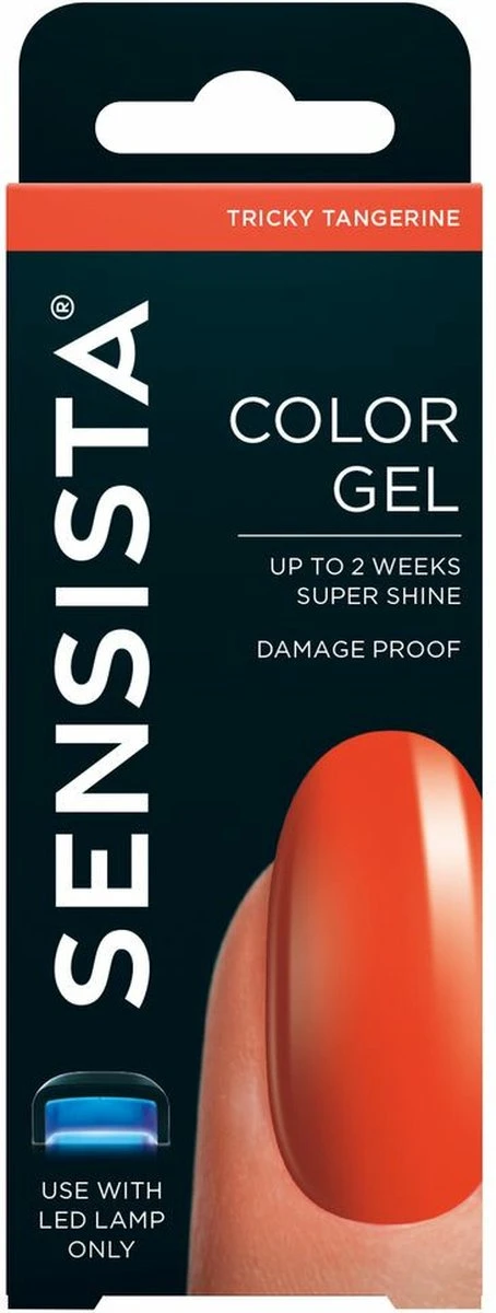 Sensista Color Gel Tricky Tangerine - Gel Polish - Oranje 6 Sensista Color Gel Tricky Tangerine - Gel Polish - Oranje - Afbeelding 6