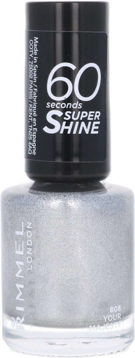 Rimmel London 60 Seconds Super Shine Nagellak - 808 Your Majesty 7 Rimmel London 60 Seconds Super Shine Nagellak - 808 Your Majesty - Afbeelding 7