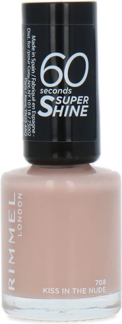 Rimmel London Rimmel 60 Seconds Super Shine Nagellak - 708 Kiss In The Nude 11 Rimmel London Rimmel 60 Seconds Super Shine Nagellak - 708 Kiss In The Nude -Cosmetica Winkel 455x1200 5