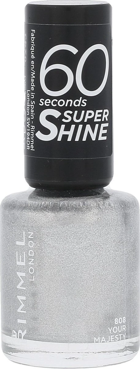 Rimmel London 60 Seconds Super Shine Nagellak - 808 Your Majesty 9 Rimmel London 60 Seconds Super Shine Nagellak - 808 Your Majesty - Afbeelding 9