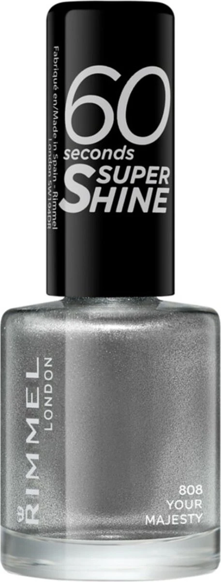 Rimmel London 60 Seconds Super Shine Nagellak - 808 Your Majesty 1 Rimmel London 60 Seconds Super Shine Nagellak - 808 Your Majesty