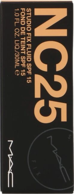 MAC Cosmetics Studio Fix Fluid Foundation - NC25 24 MAC Cosmetics Studio Fix Fluid Foundation - NC25 -Cosmetica Winkel 461x1200 3