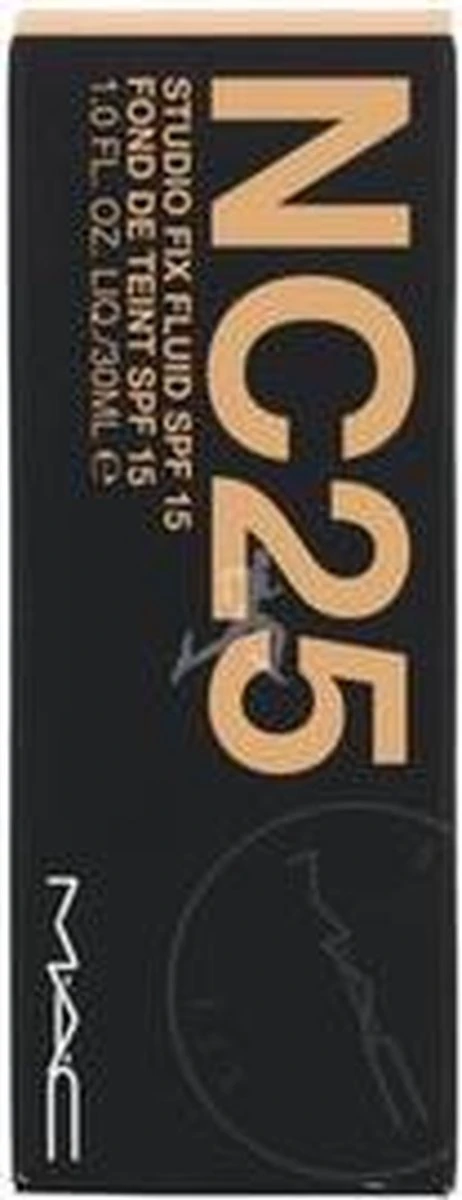 MAC Cosmetics Studio Fix Fluid Foundation - NC25 12 MAC Cosmetics Studio Fix Fluid Foundation - NC25 - Afbeelding 12