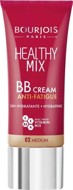 Bourjois Healthy Mix BB Cream Anti Fatigue - 02 Medium Beige -Cosmetica Winkel 465x1200 6