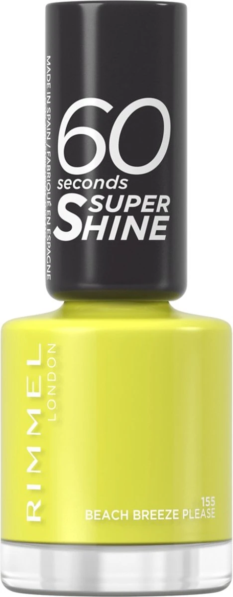 Rimmel London 60 Seconds SuperShine Nagellak - 155 Beach Breeze Please 1 Rimmel London 60 Seconds SuperShine Nagellak - 155 Beach Breeze Please