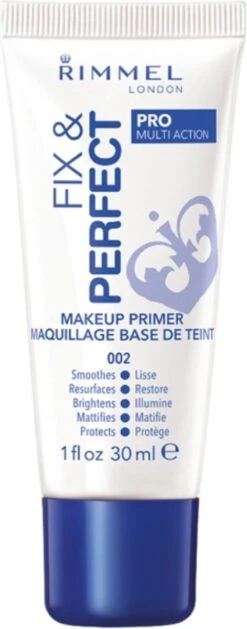 Rimmel London Fix & Perfect Make-Up Primer - 002 Transparent - 30 Ml -Cosmetica Winkel 471x1200 5